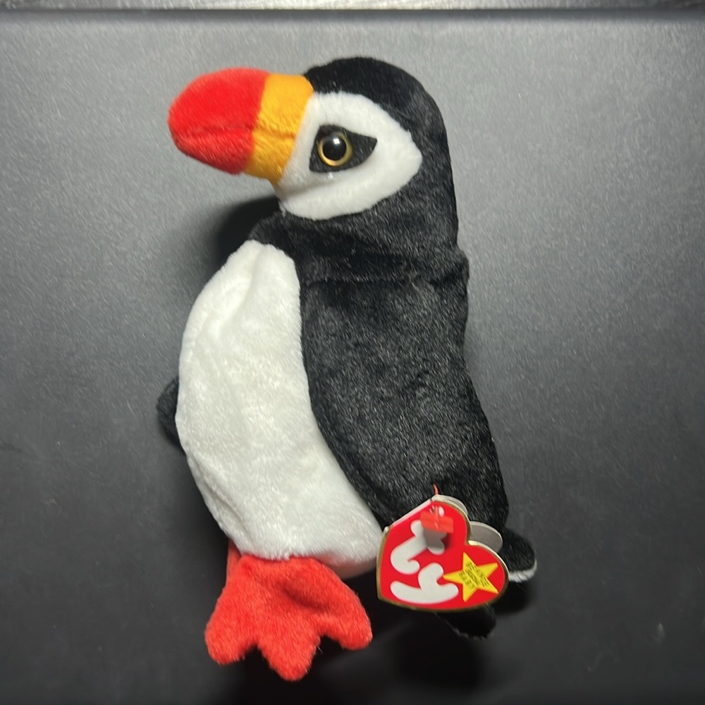 RARE Beanie Baby Puffer *Tag Errors*
